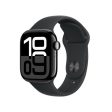 Apple Watch Series 10 GPS 42mm - Alumínio Preto Brilhante | Bracelete Desportiva Preta - S M Online now