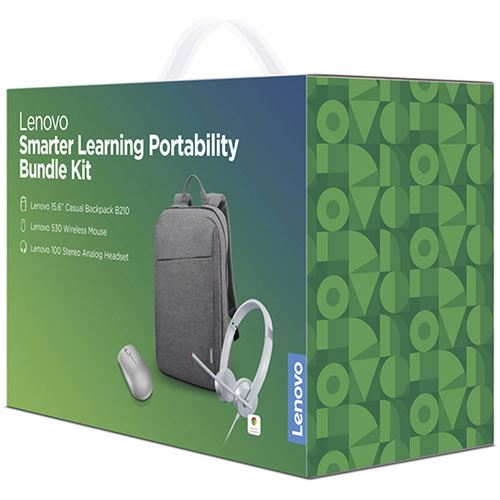 Bundle Lenovo Smarter Learning Portability Mochila 15.6   + Rato Wireless + Auscultadores Supply