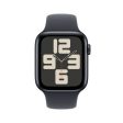 Apple Watch SE 2024 GPS 44mm - Alumínio Meia-noite | Bracelete Desportiva Meia-noite - S M Online