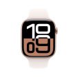 Apple Watch Series 10 GPS 46mm - Alumínio Rosa Dourado | Bracelete Desportiva Rosa leve - M L Cheap