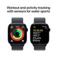 Apple Watch Series 10 GPS 46mm - Cellular - Alumínio Preto Brilhante | Bracelete Loop Desportiva Tinto Online Sale