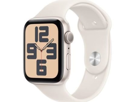 Apple Watch SE 2024 GPS 44mm - Alumínio Luz das estrelas | Bracelete Desportiva Luz das estrelas - S M Online Sale