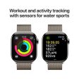 Apple Watch Series 10 GPS 42mm - Cellular - Titânio Natural | Bracelete Loop Milanesa Natural Fashion