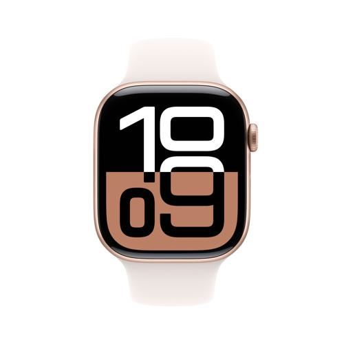 Apple Watch Series 10 GPS 46mm - Cellular - Alumínio Rosa Dourado | Bracelete Desportiva Rosa Leve - S M Online Hot Sale