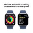 Apple Watch Series 10 GPS 46mm - Cellular - Alumínio Prateado | Bracelete Desportiva Azul Denim - S M Online