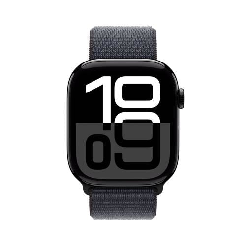 Apple Watch Series 10 GPS 46 mm | Alumínio Preto Brilhante| Bracelete Loop Desportiva Tinto Hot on Sale