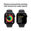 Apple Watch Series 10 GPS 46mm - Alumínio Preto brilhante | Bracelete Desportiva Preto - S M Supply