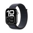 Apple Watch Series 10 GPS 46mm - Cellular - Alumínio Preto Brilhante | Bracelete Loop Desportiva Tinto Online Sale