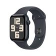 Apple Watch SE 2024 GPS 44mm - Alumínio Meia-noite | Bracelete Desportiva Meia-noite - S M Online