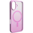 Capa Puro Gradient em TPU para iPhone 16 - Rosa Fashion