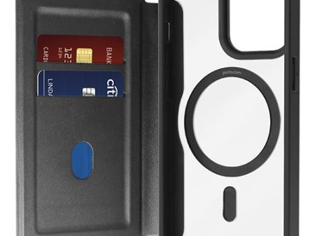 Capa Wallet Puro Bookmag para iPhone 16 Pro- Preta Cheap