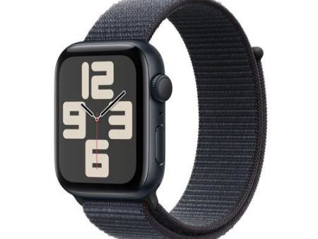 Apple Watch SE 2024 GPS 44mm - Alumínio Meia-noite | Bracelete Loop Tinto Sale