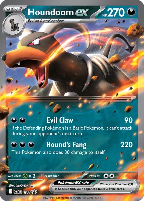 Houndoom ex (103) [Scarlet & Violet: Black Star Promos] Sale