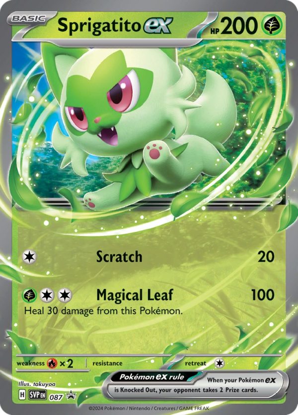 Sprigatito ex (087) [Scarlet & Violet: Black Star Promos] For Discount