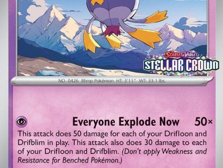 Drifblim (SVP135) [Scarlet & Violet: Black Star Promos] Supply