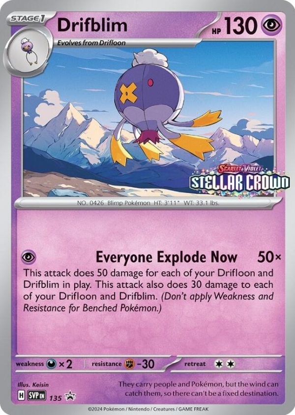 Drifblim (SVP135) [Scarlet & Violet: Black Star Promos] Supply