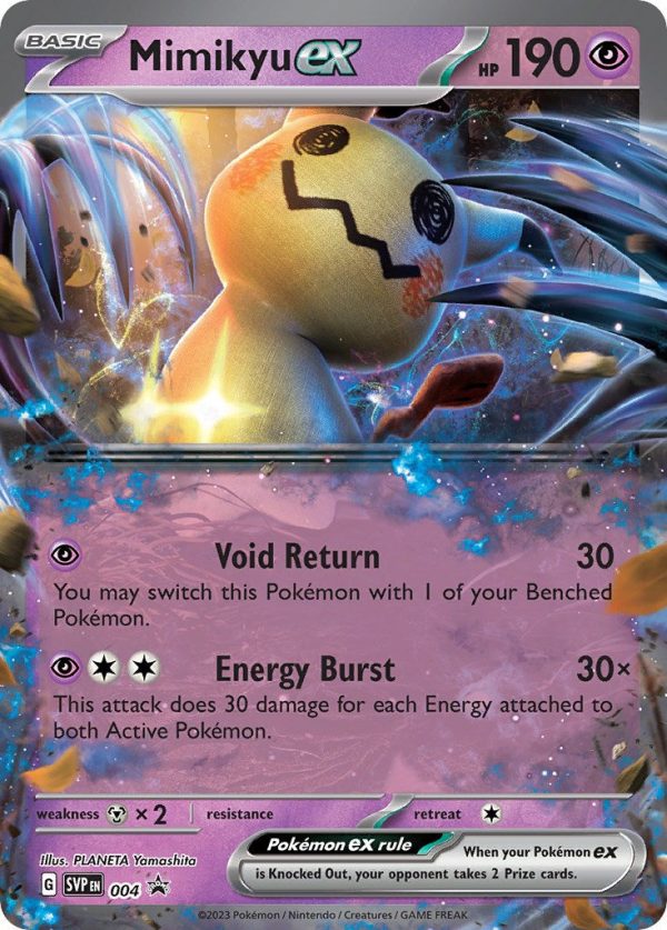 Mimikyu ex (004) (Jumbo Card) [Scarlet & Violet: Black Star Promos] Supply