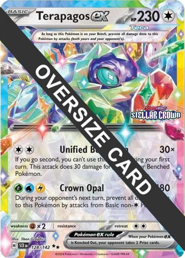 Terapagos ex (128 142) (Jumbo Card) [Scarlet & Violet: Black Star Promos] Online now