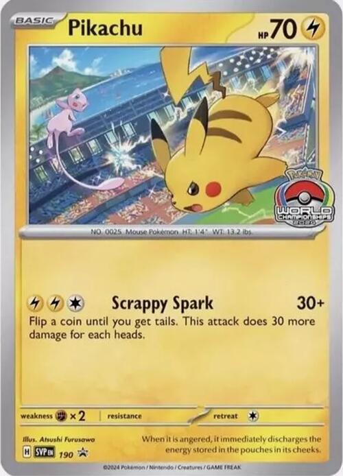 Pikachu (190) [Scarlet & Violet: Black Star Promos] Online Hot Sale