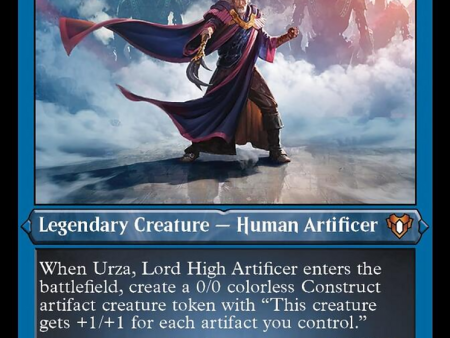 Urza, Lord High Artificer (Foil Etched) [Commander Masters] Online