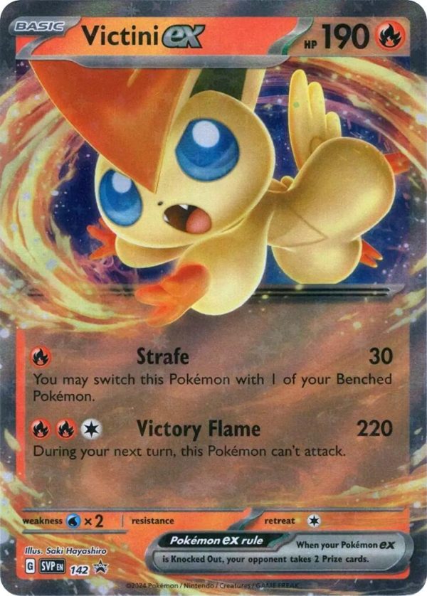 Victini ex (SVP142) [Scarlet & Violet: Black Star Promos] Supply