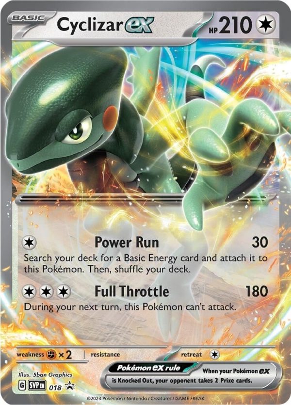 Cyclizar ex (018) (Jumbo Card) [Scarlet & Violet: Black Star Promos] Online