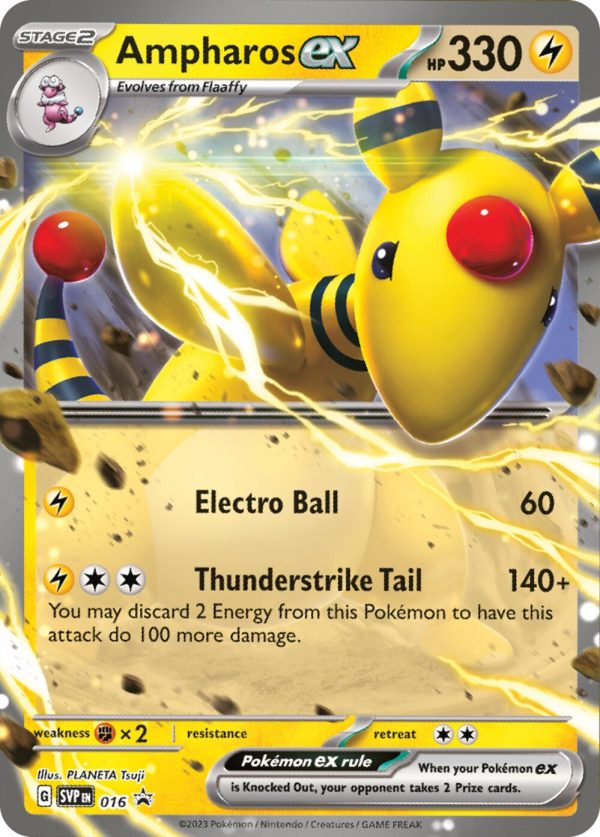 Ampharos ex (016) [Scarlet & Violet: Black Star Promos] Fashion