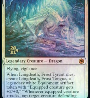 Icingdeath, Frost Tyrant [Dungeons & Dragons: Adventures in the Forgotten Realms Prerelease Promos] For Sale