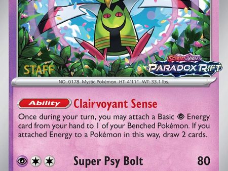 Xatu (059) (Staff Prerelease Promo) [Scarlet & Violet: Black Star Promos] For Discount