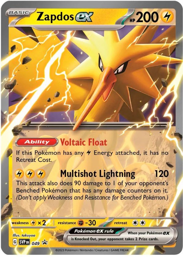 Zapdos ex (049) (Jumbo Card) [Scarlet & Violet: Black Star Promos] Hot on Sale