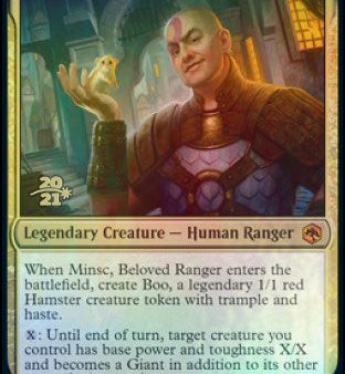 Minsc, Beloved Ranger [Dungeons & Dragons: Adventures in the Forgotten Realms Prerelease Promos] Sale