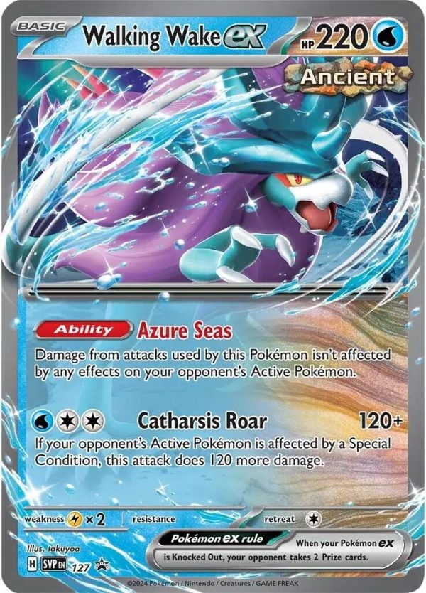 Walking Wake ex (127) [Scarlet & Violet: Black Star Promos] on Sale