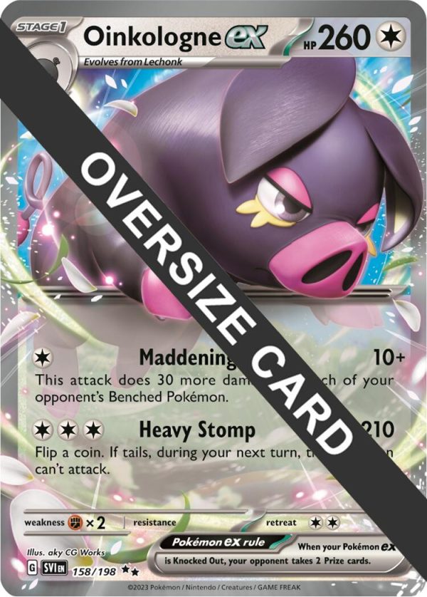 Oinkologne ex (158 198) (Jumbo Card) [Scarlet & Violet: Black Star Promos] Cheap