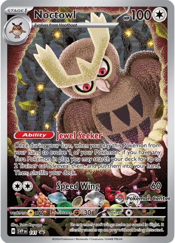 Noctowl (141) (Pokemon Center Exclusive) [Scarlet & Violet: Black Star Promos] Fashion