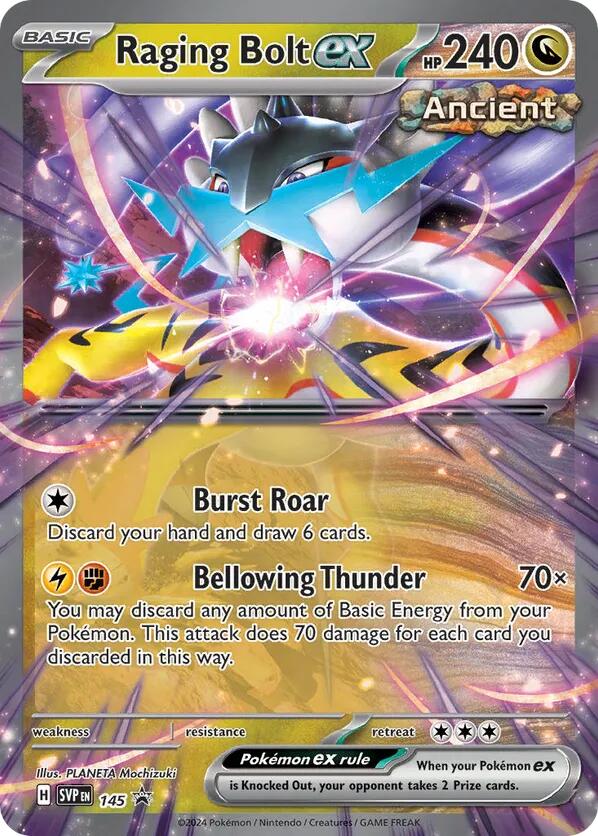 Raging Bolt ex (145) [Scarlet & Violet: Black Star Promos] Online