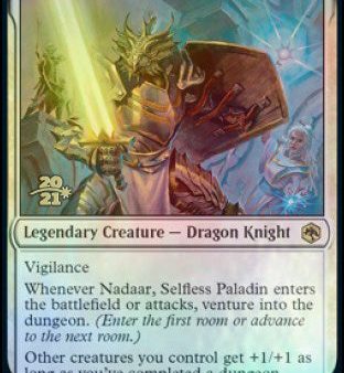 Nadaar, Selfless Paladin [Dungeons & Dragons: Adventures in the Forgotten Realms Prerelease Promos] Sale