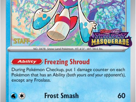 Froslass (117) (Staff) [Scarlet & Violet: Black Star Promos] Cheap