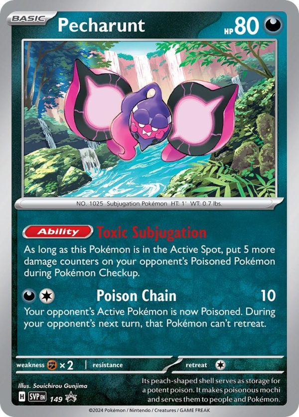 Pecharunt (149) [Scarlet & Violet: Black Star Promos] Hot on Sale