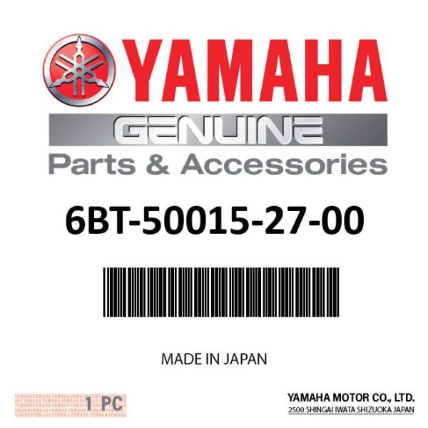 Yamaha - 10 bck plt only m120 - 6BT-50015-27-00 For Discount